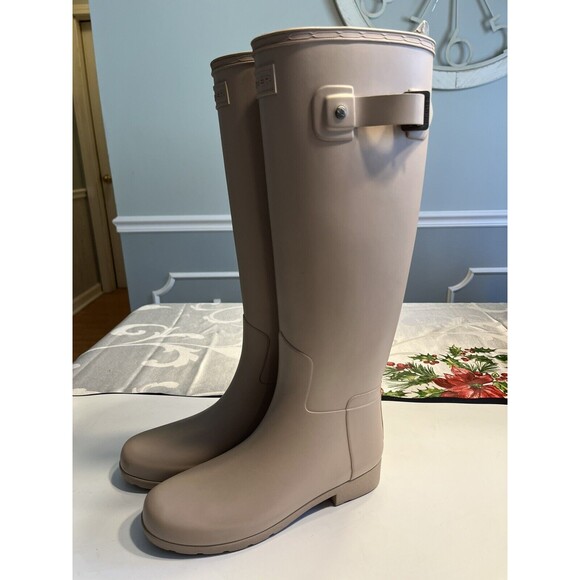Hunter Women's Winter Rain Boots - Beige - Picture 2 of 11